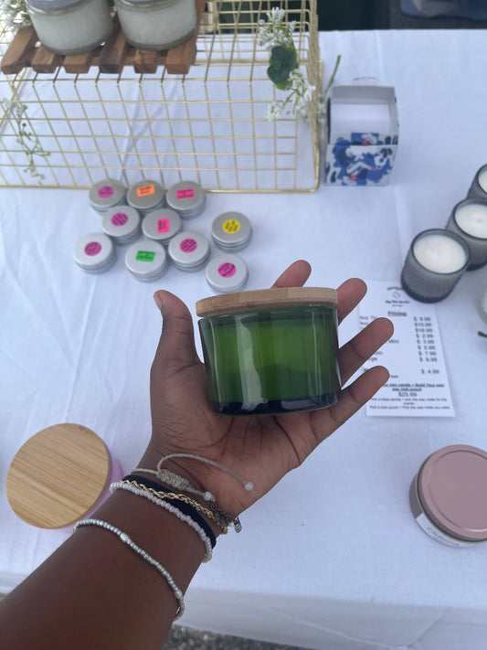 SCENTED CANDLES 4OZ GLASS CONTAINER